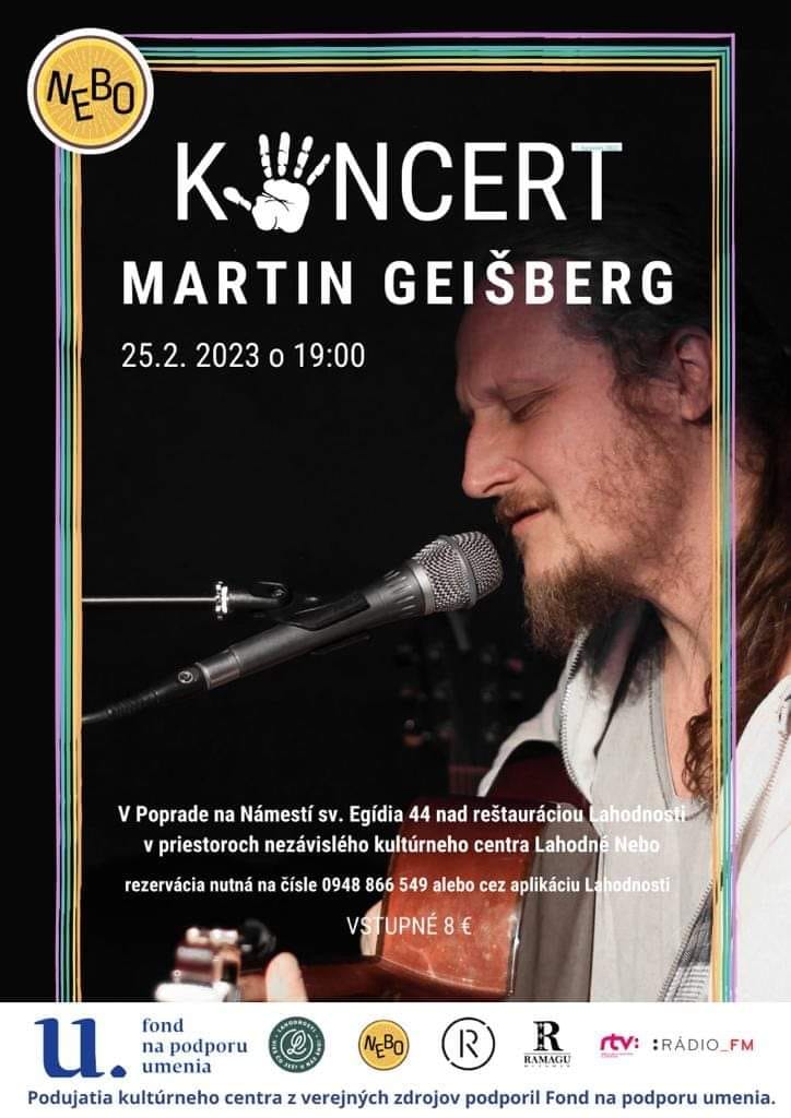 Koncert Martin Geišberg