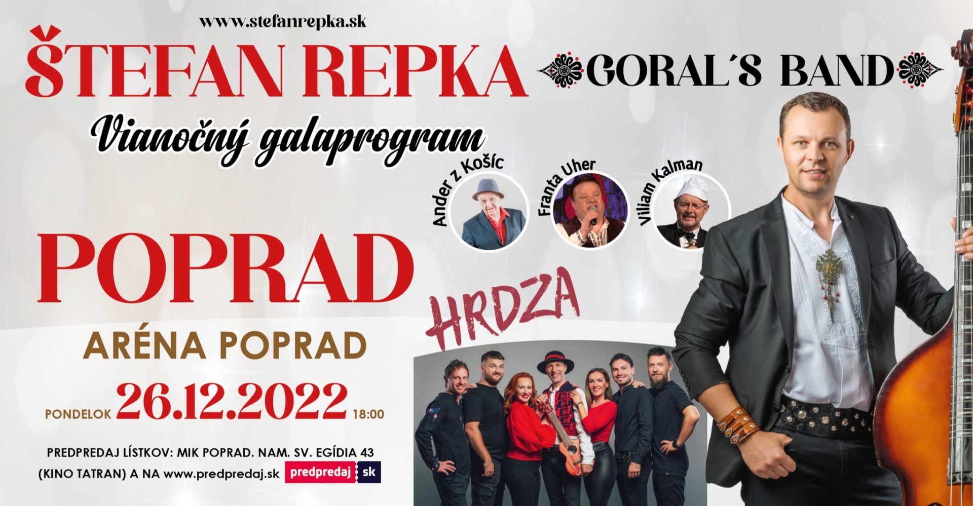 Vianočný galaprogram -ŠTEFAN REPKA GORAL’S BAND