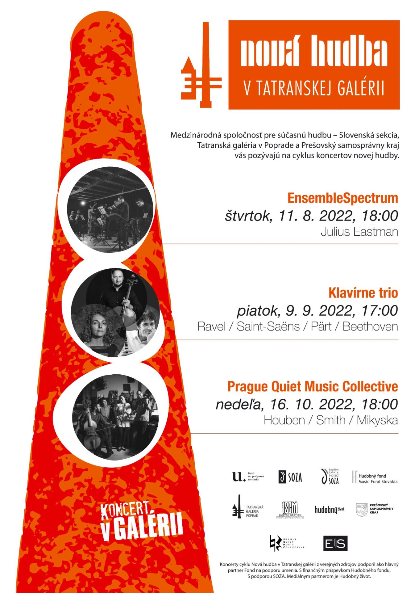 Nová hudba v Tatranskej galérii – Klavírne trio