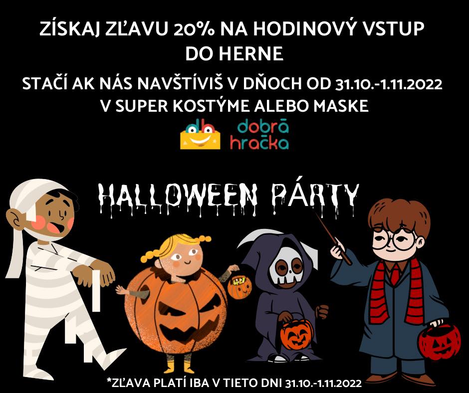 Halloween párty v Dobrej Hračke