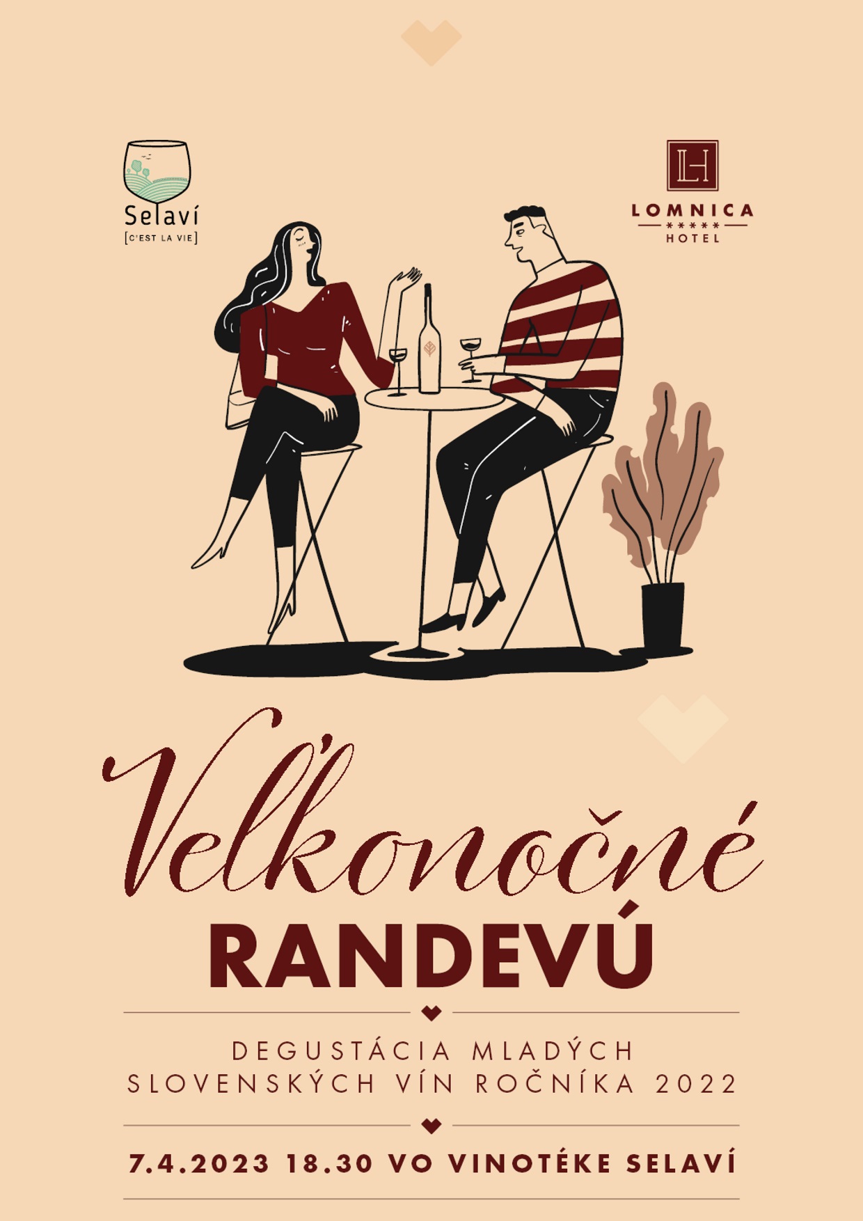 Veľkonočné RANDEVÚ – degustácia vín