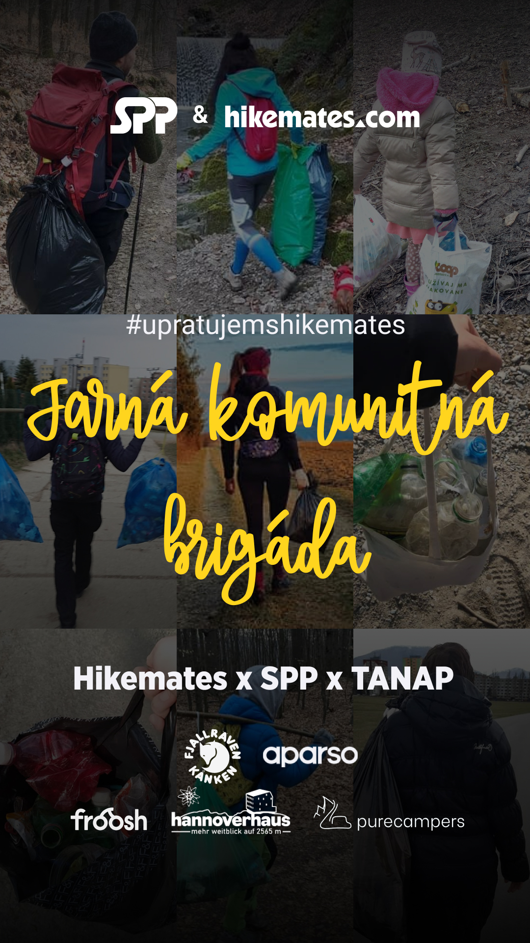 JARNÁ KOMUNITNÁ BRIGÁDA 2022 Hikemates x SPP