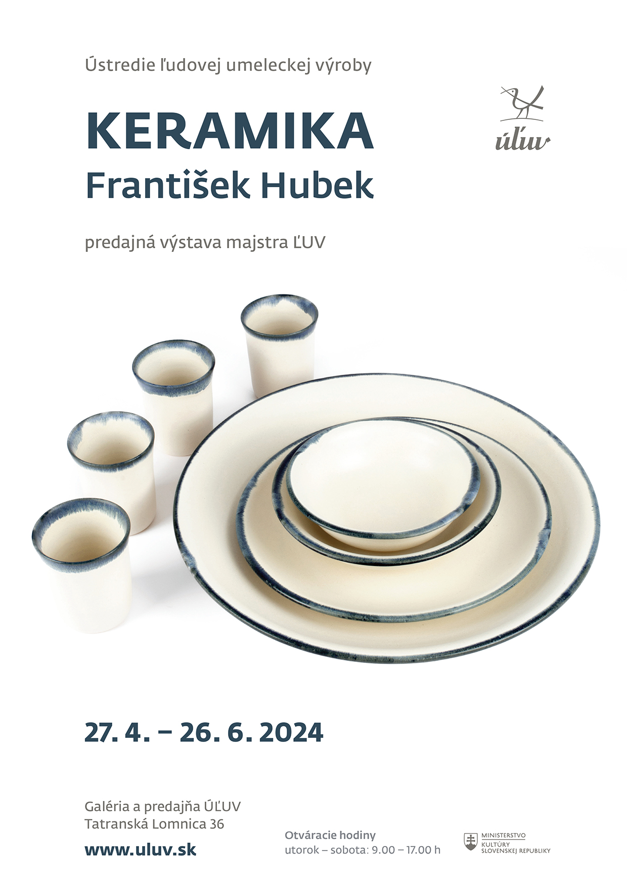 Predajná výstava Františka Hubeka – KERAMIKA
