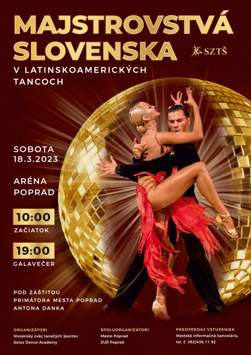 Majstrovstvá Slovenska v latinskoamerických tancoch 2023