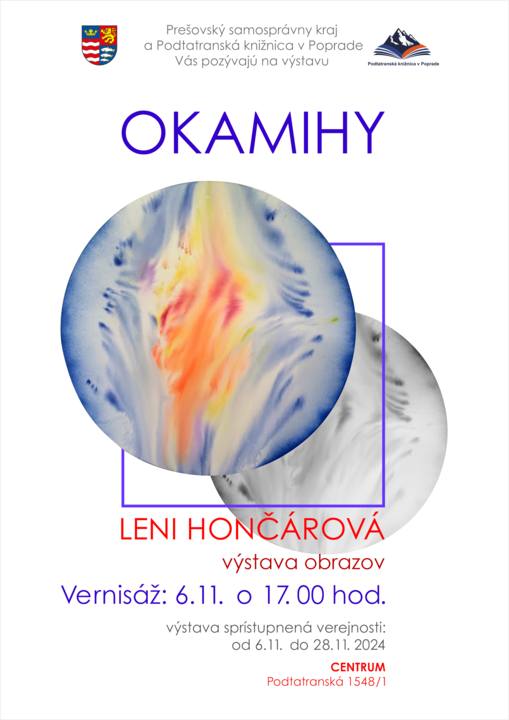 Výstava obrazov: Leni Hončárová OKAMIHY