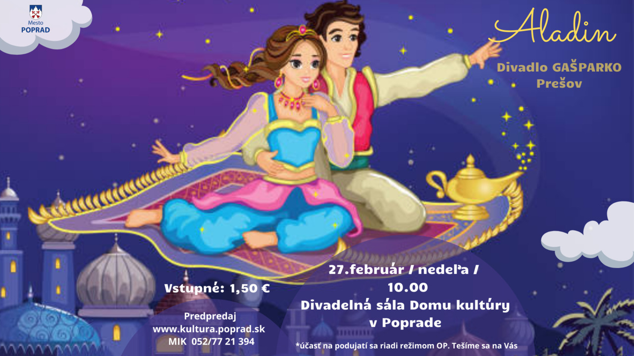 Pre deti ALADIN / Divadlo GAŠPARKO Prešov