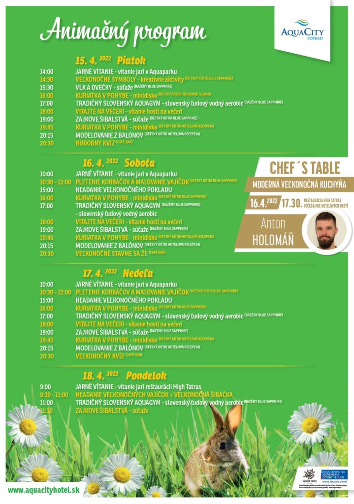 Veľká noc v AquaCity Poprad