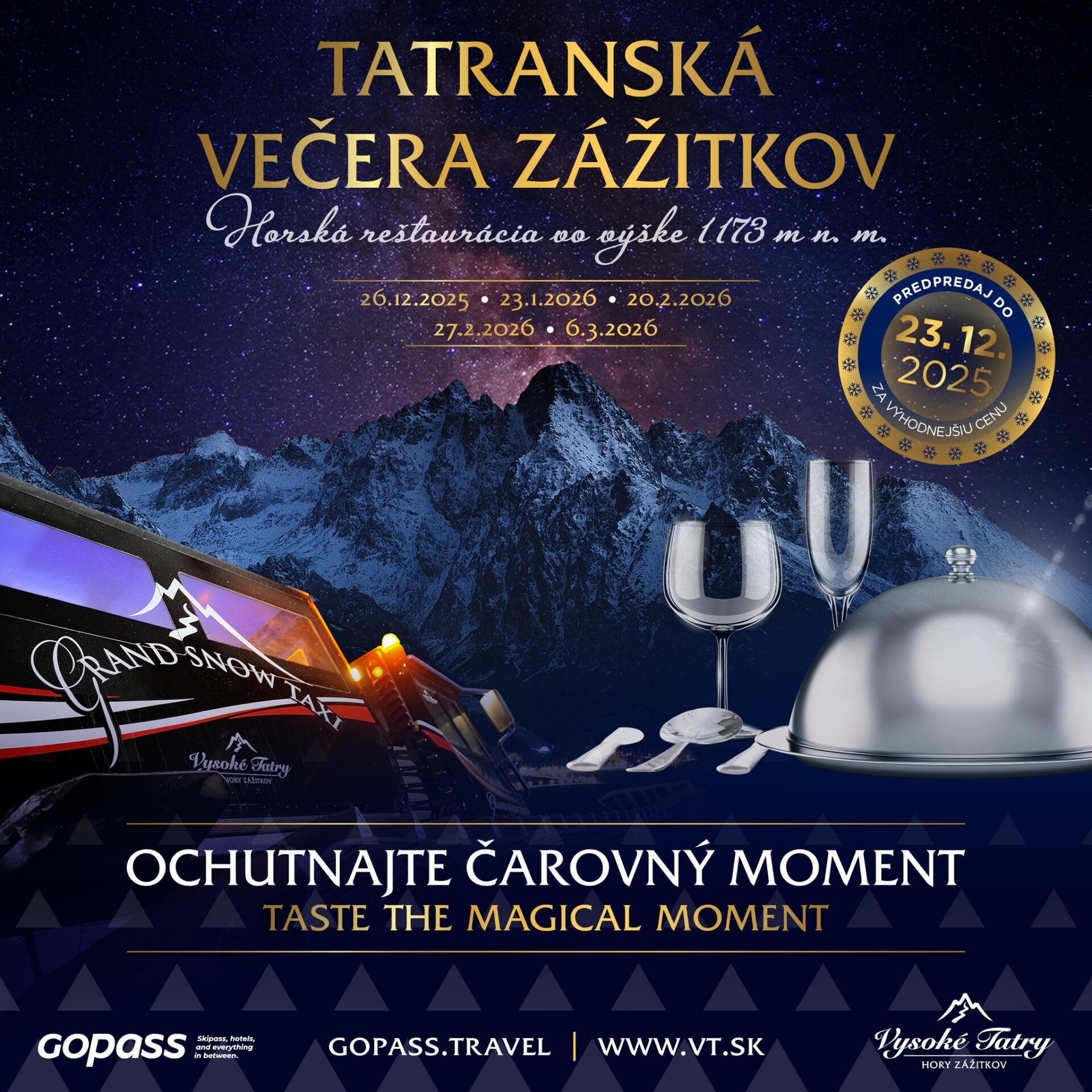 Tatranská večera zážitkov