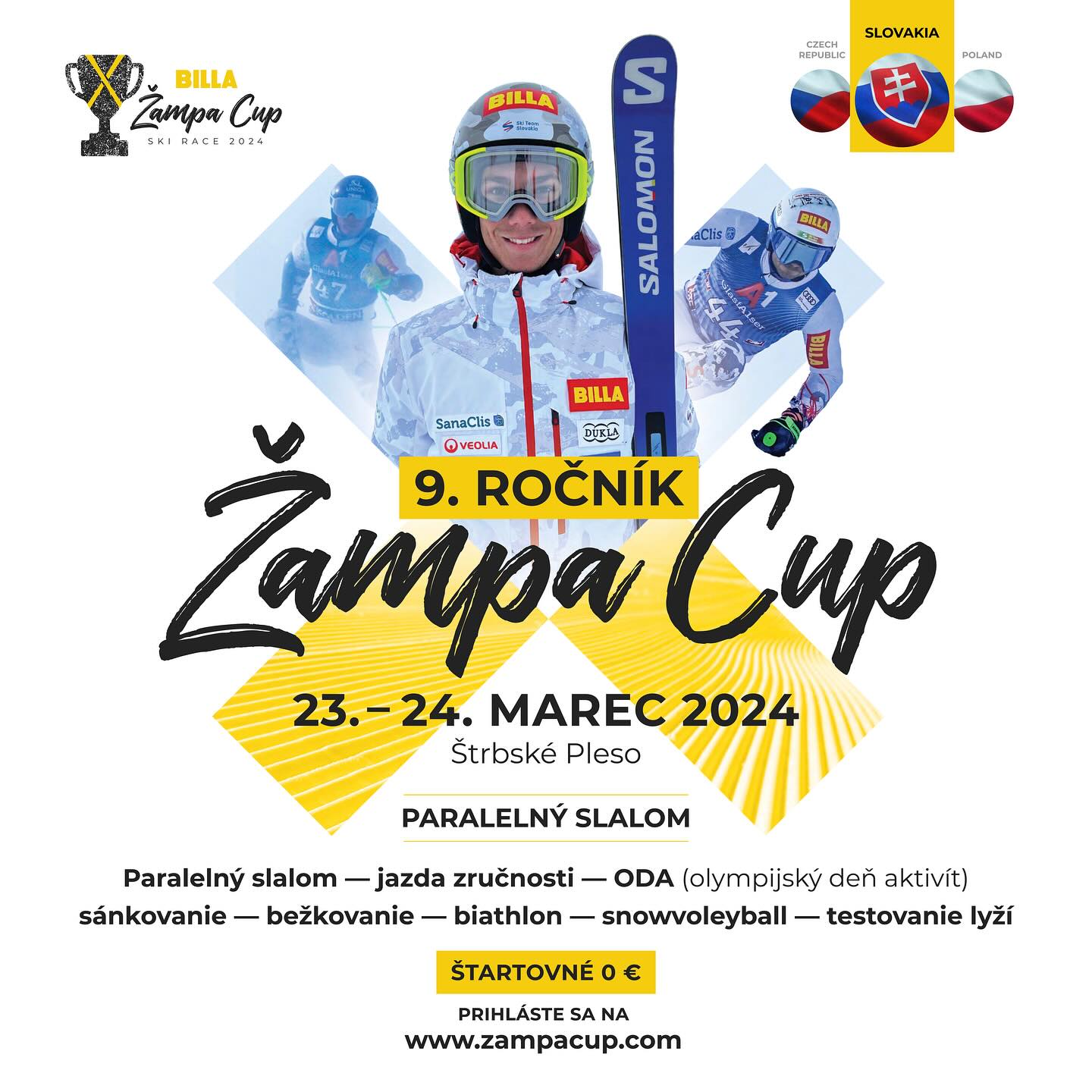 9. ročník Žampa Cup Ski Race 2024