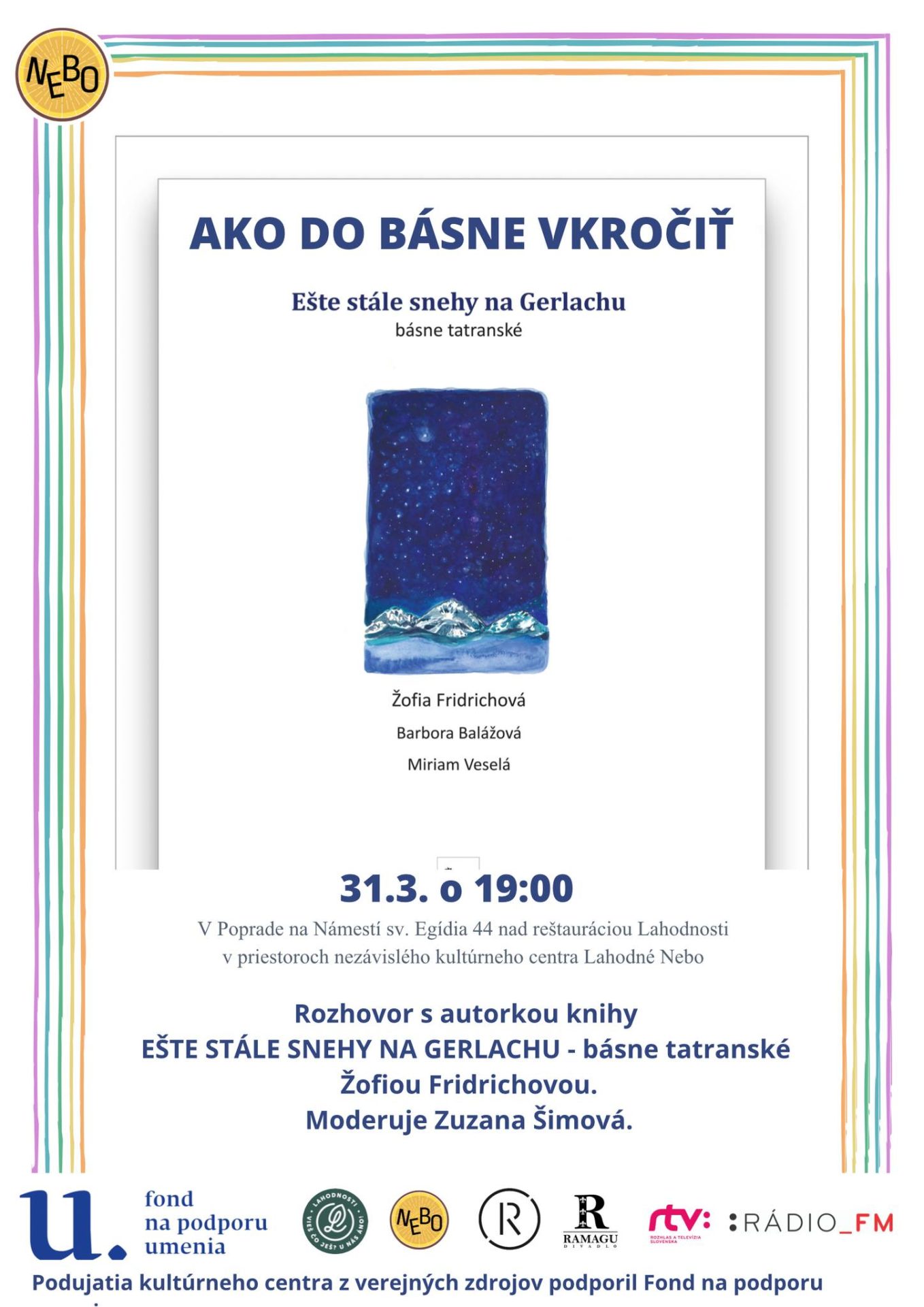 Rozhovor AKO DO BÁSNE VKROČIŤ