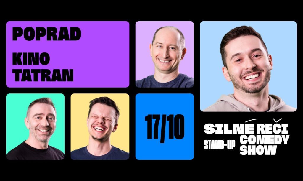 Stand-up Comedy Show Silné reči v Poprade