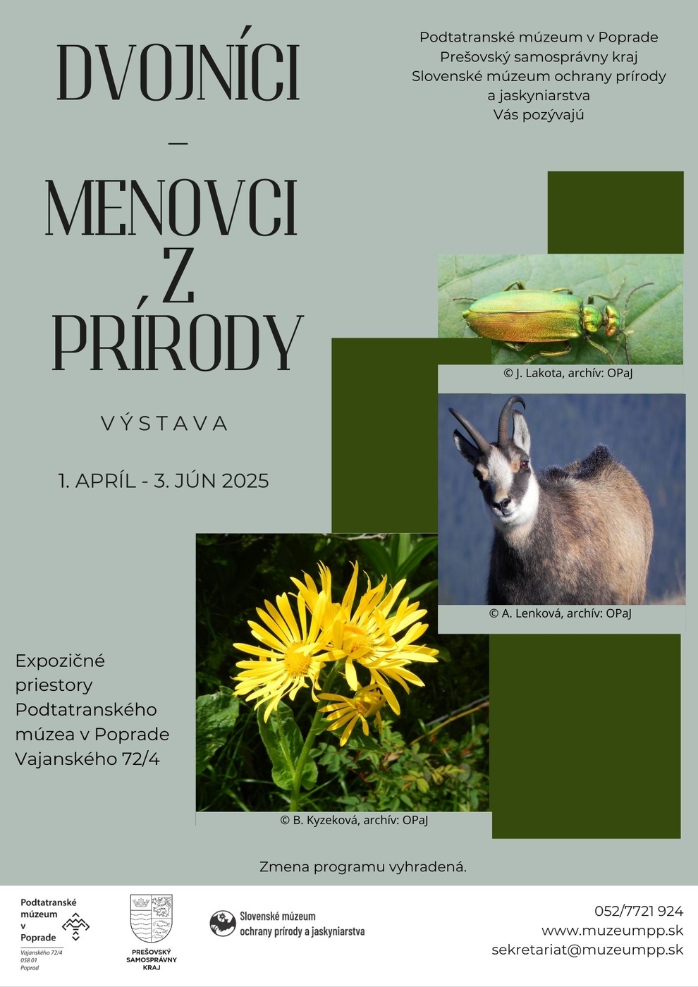 Dvojníci – menovci z prírody
