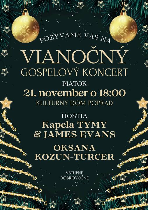 Vianočný gospelový koncert