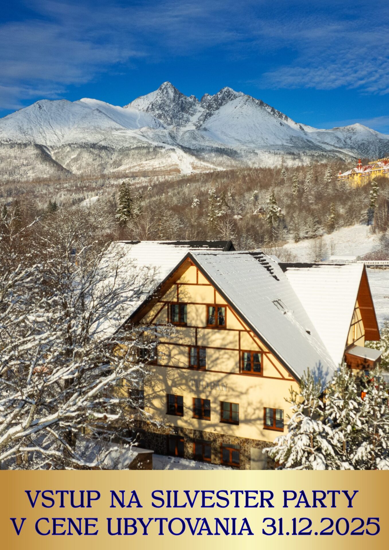 Silvestrovský večer aj pre neubytovaných hostí