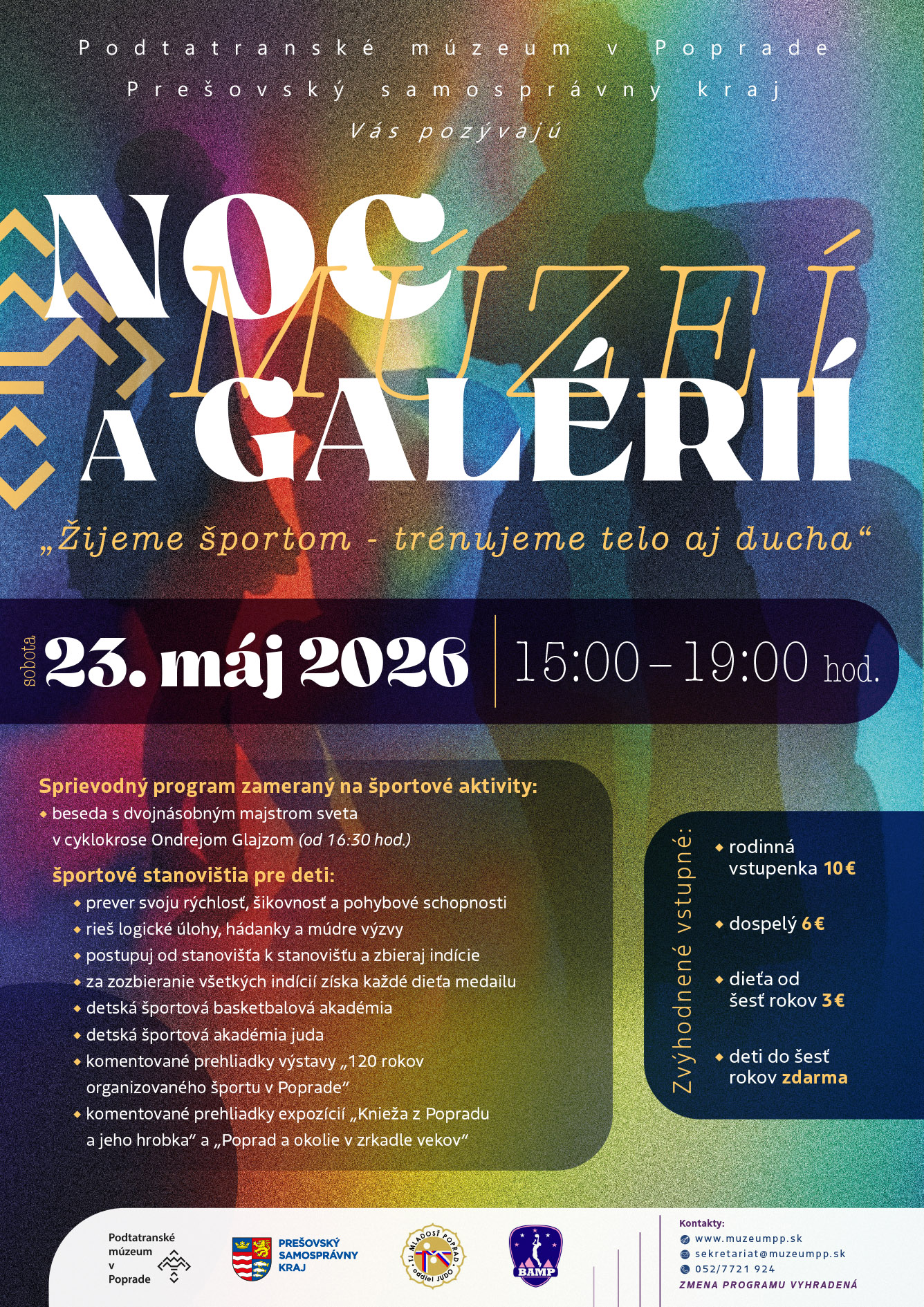 Noc múzeí a galérií v Podtatranskom múzeu v Poprade