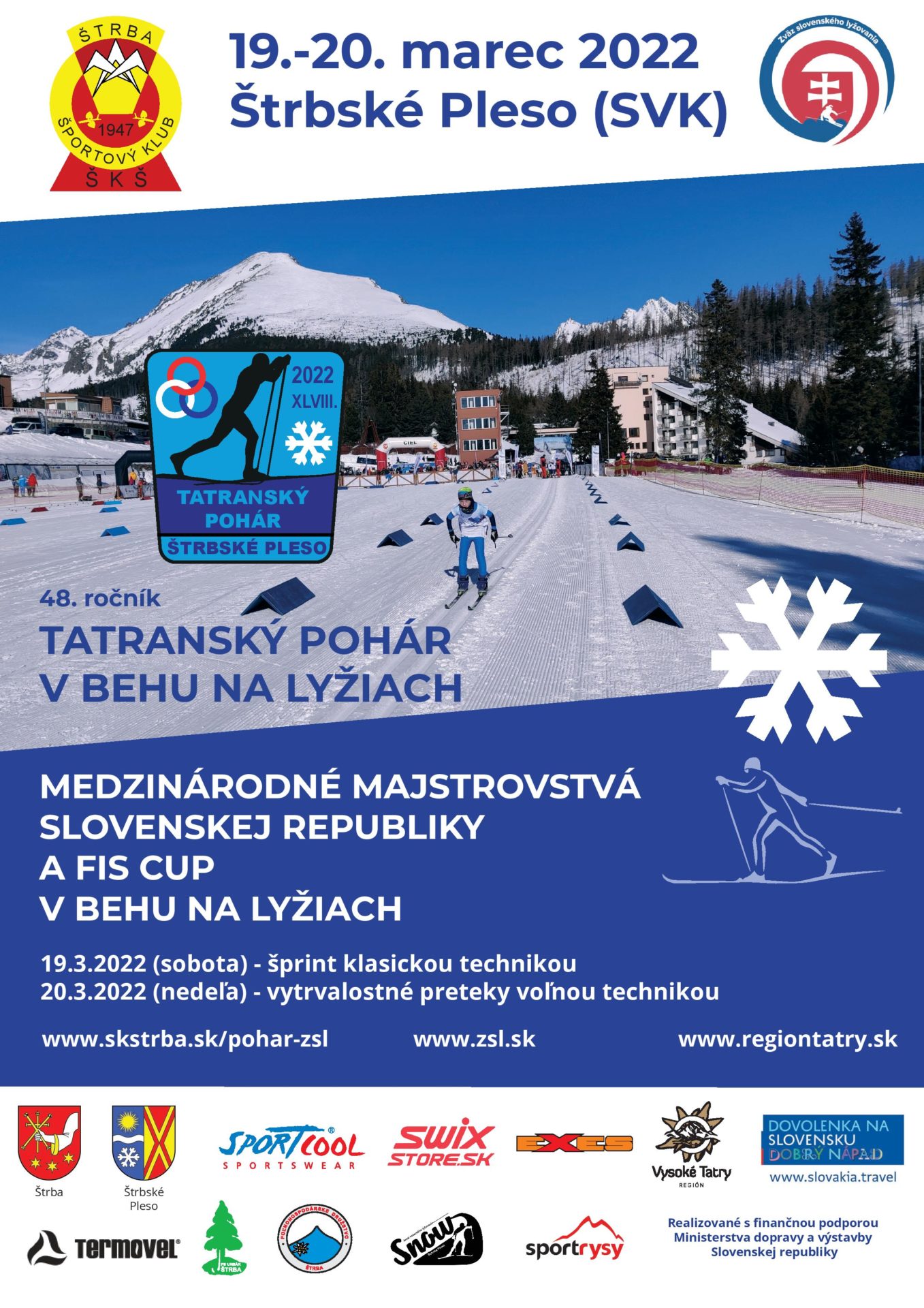 Medzinárodné majstrovstvá SR a FIS CUP v behu na lyžiach