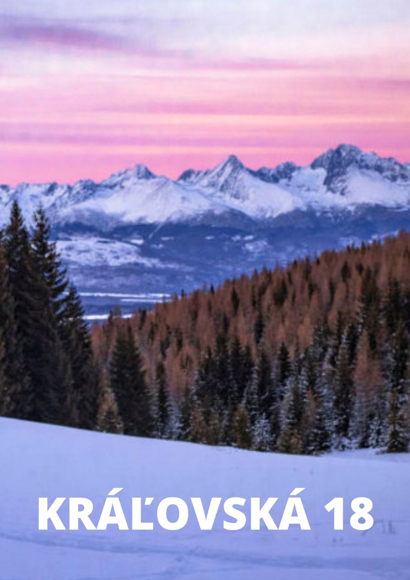 Kráľovská 18 – prechod popri Kráľovej Holi