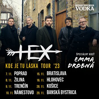 Koncert Hex Kde je tu láska tour ’23