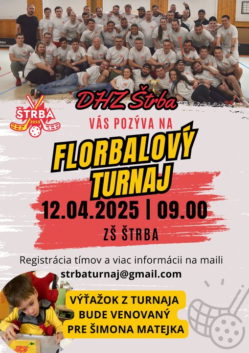 Charitatívny floorbalový turnaj v Štrbe