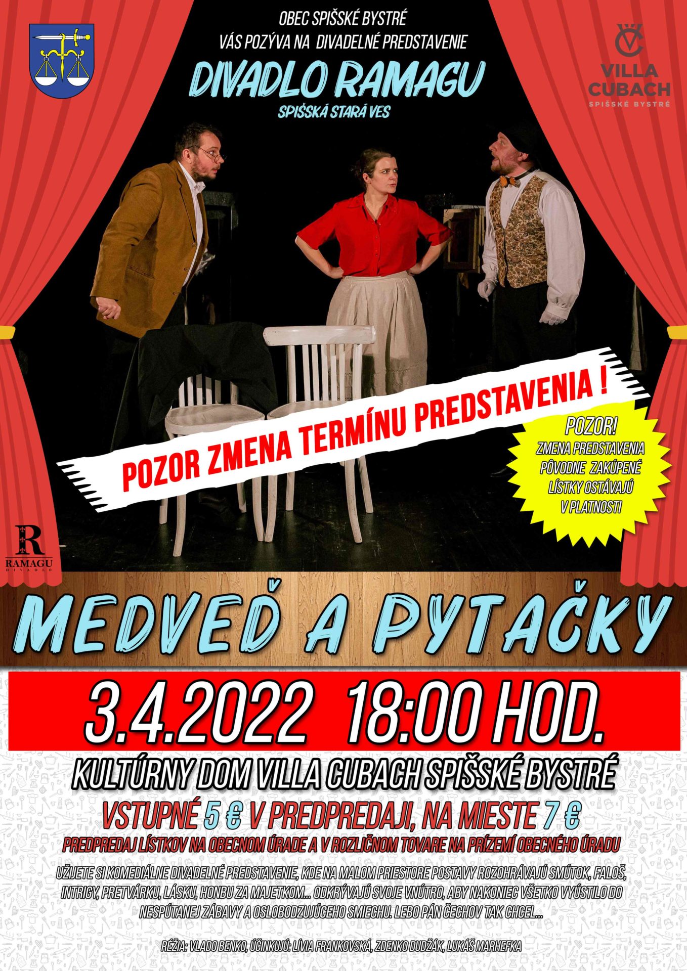 Divadelné predstavenie Medveď a pytačky
