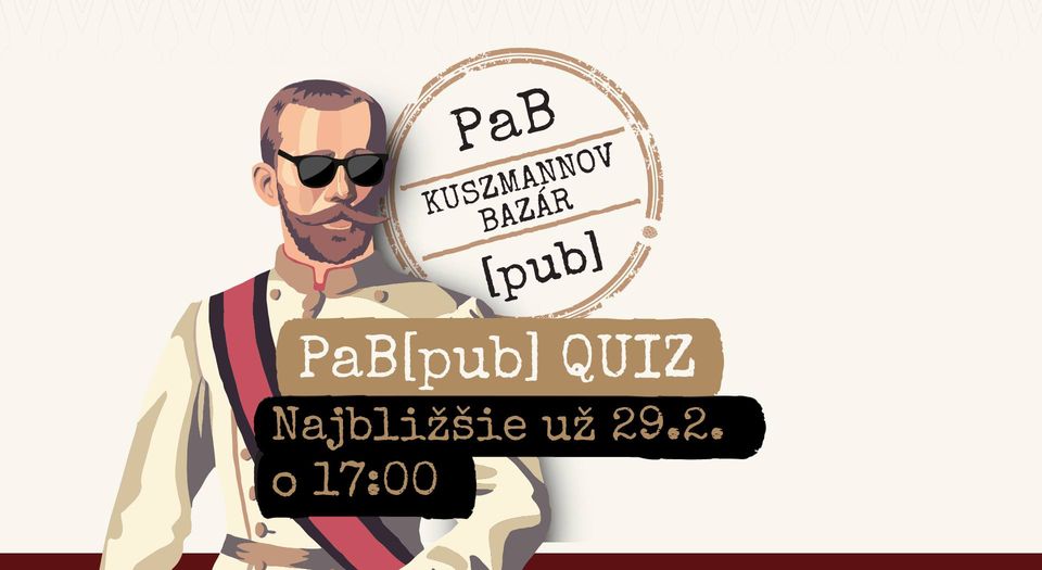 PaB (pub) QUIZ