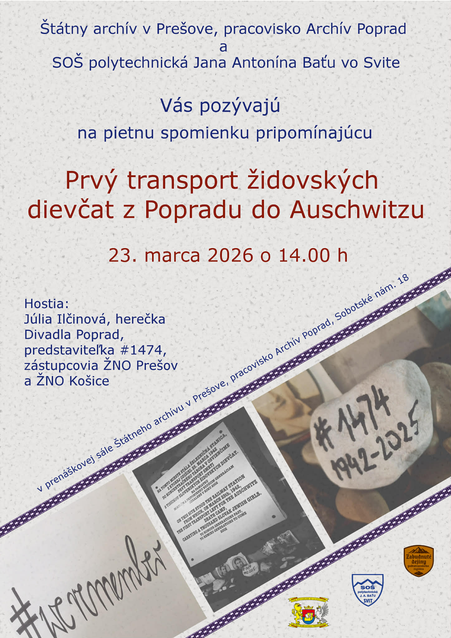 Prvý transport  židovských dievčat z Popradu do Auschwitzu