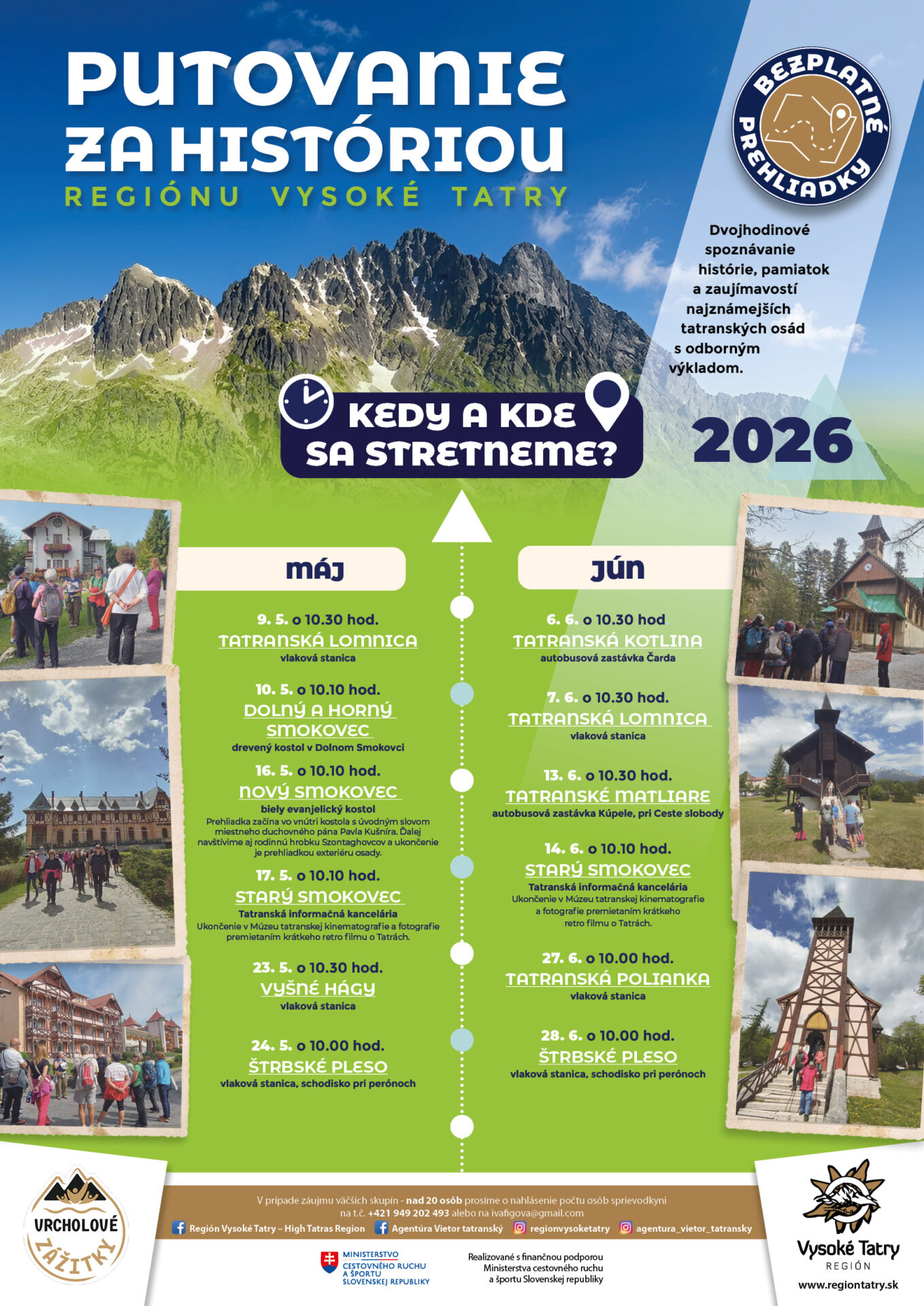 PUTOVANIE ZA HISTÓRIOU REGIÓNU VYSOKÉ TATRY – TATRANSKÁ LOMNICA