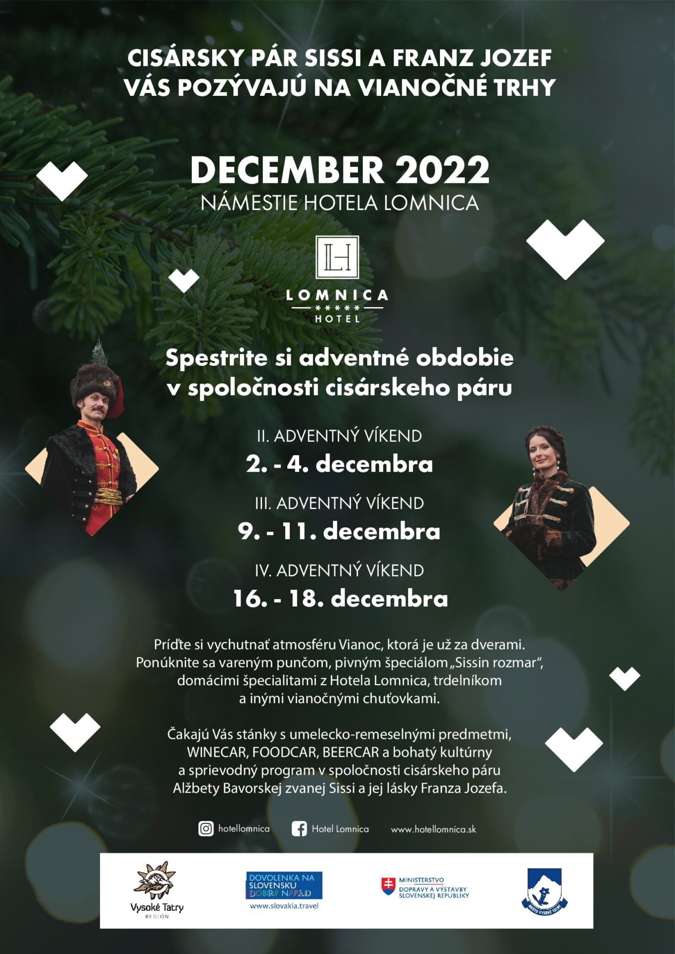 Vianočné trhy v Hoteli Lomnica
