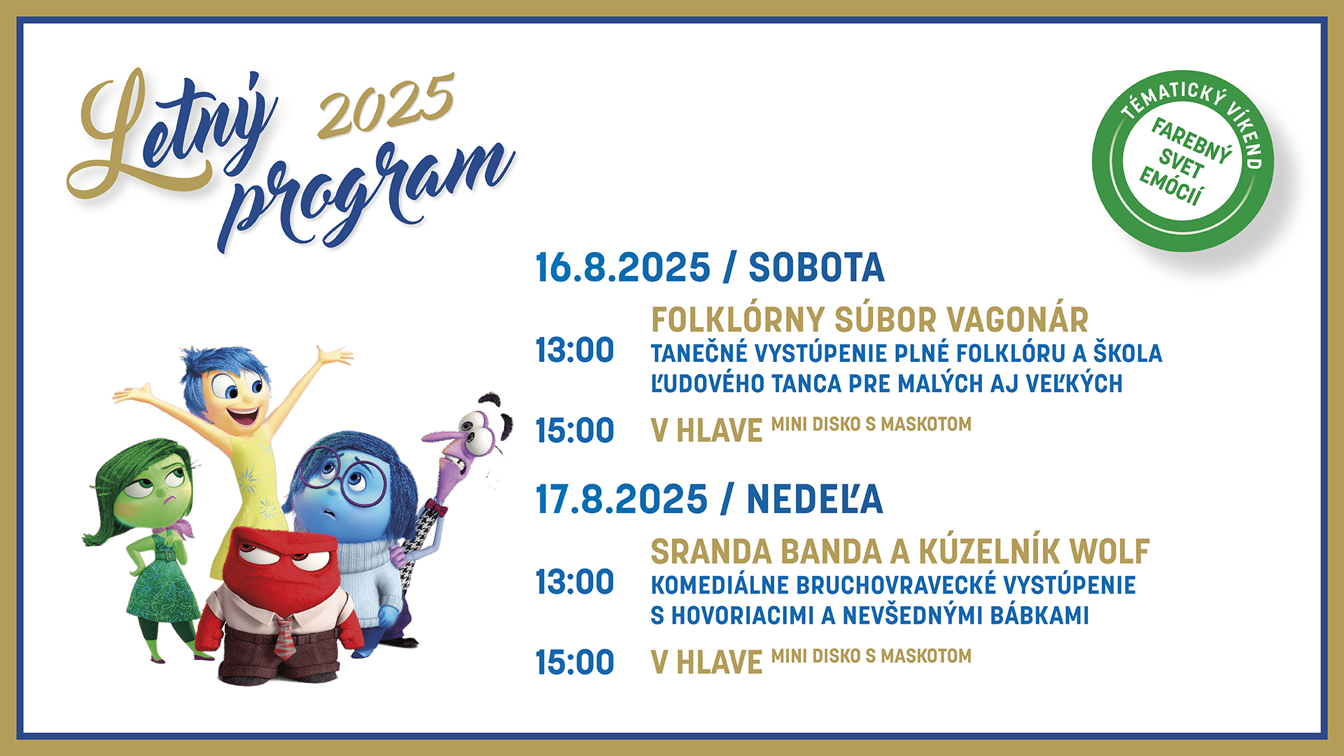 Letný program v AquaCity Poprad