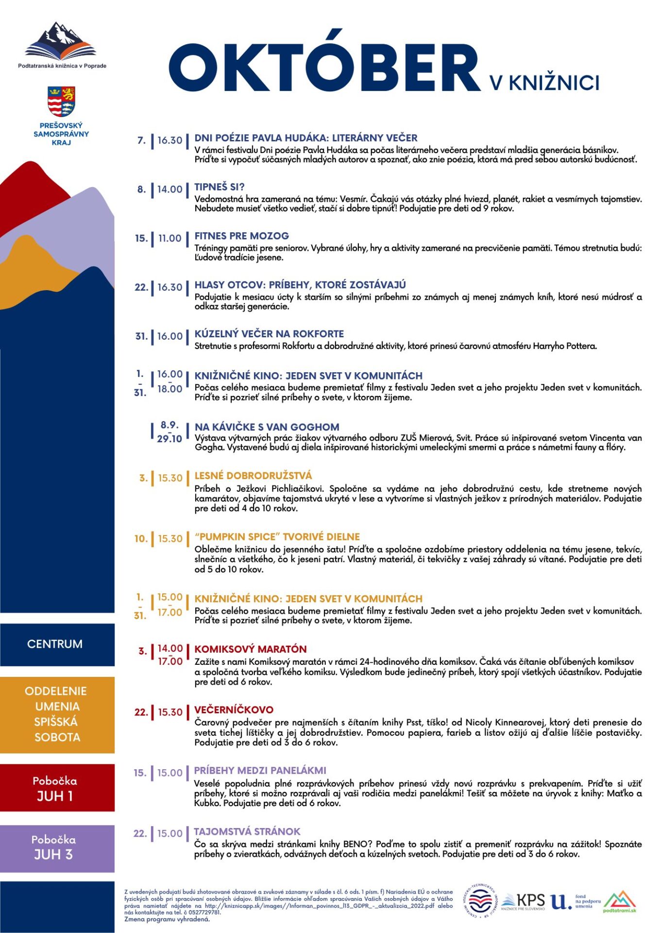 Október v knižnici