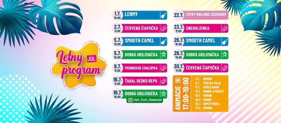 Letný program v Dobrých časoch – júl