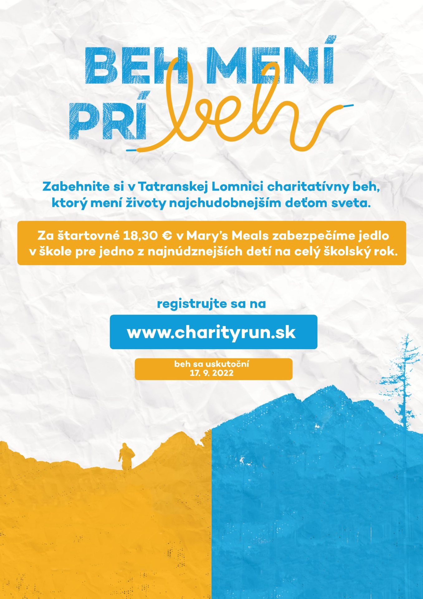 Mary’s Meals Charity Run VYSOKÉ TATRY