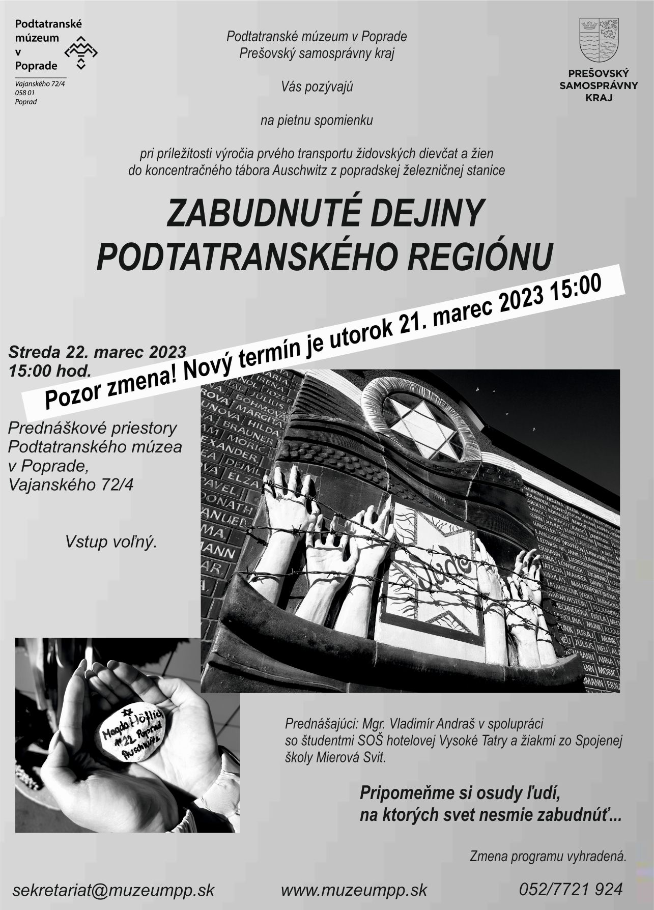 ZABUDNUTÉ DEJINY PODTATRANSKÉHO REGIÓNU