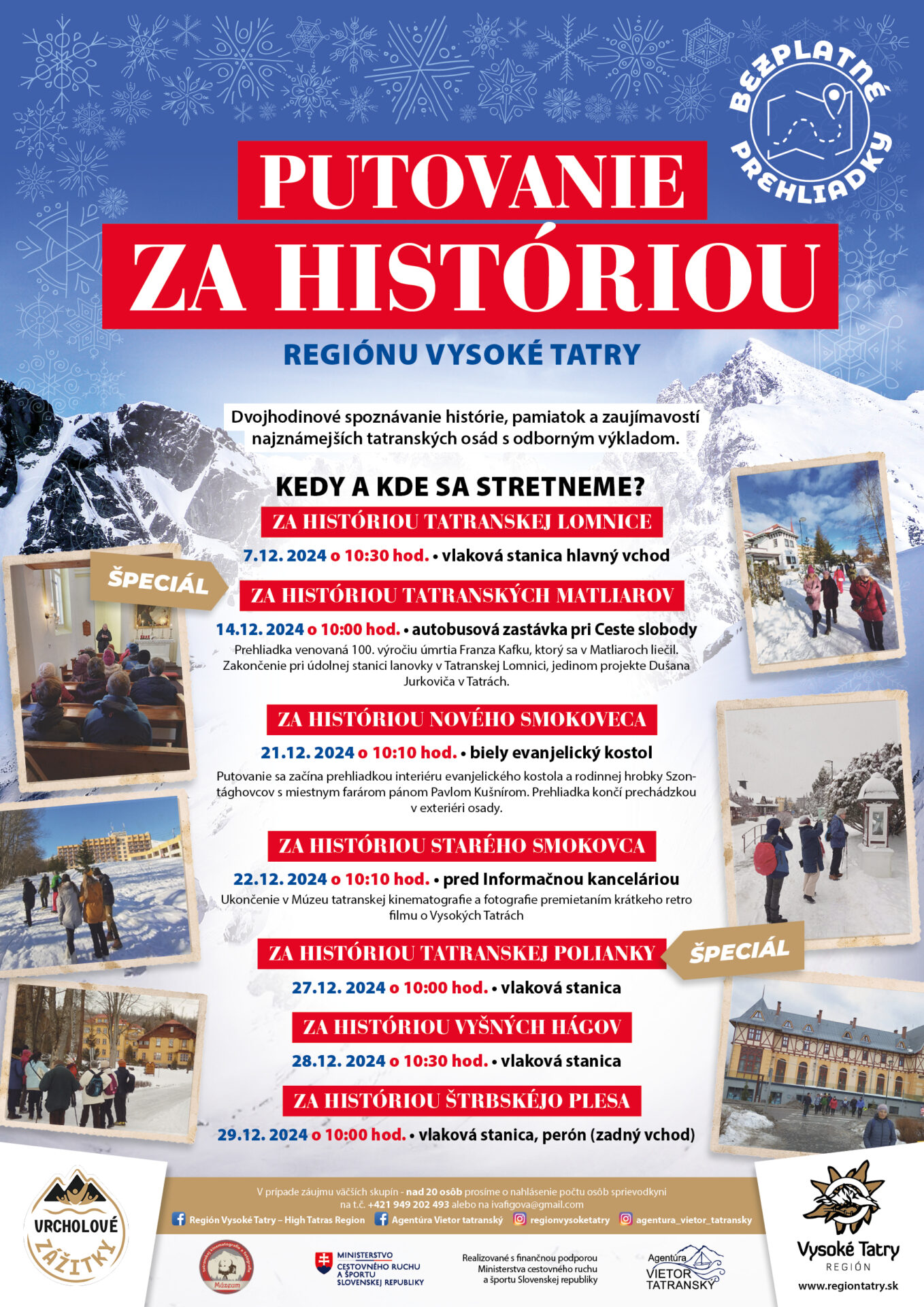 PUTOVANIE ZA HISTÓRIOU REGIÓNU VYSOKÉ TATRY – NOVÝ SMOKOVEC