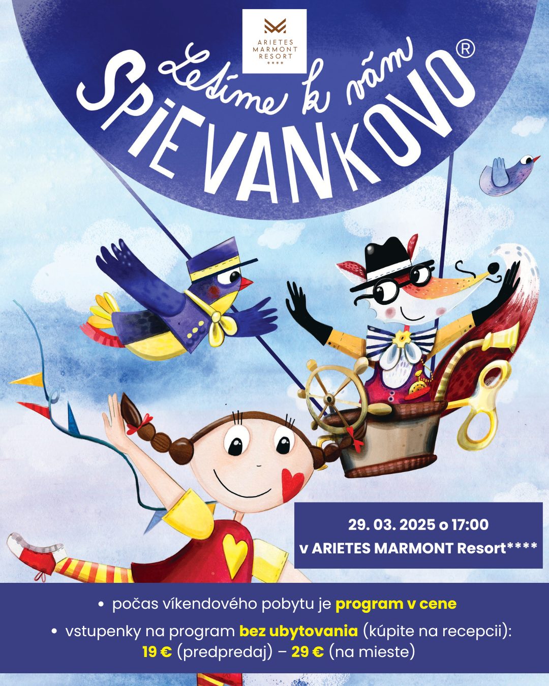 Spievankovo v ARIETES MARMONT RESORT