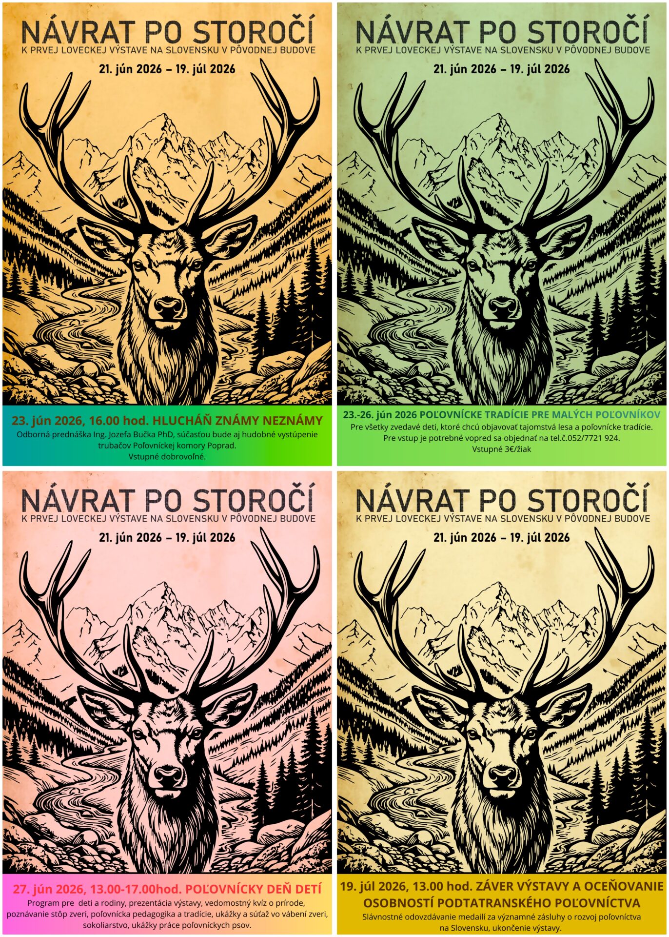 NÁVRAT PO STOROČÍ – sprievodné podujatia k výstave