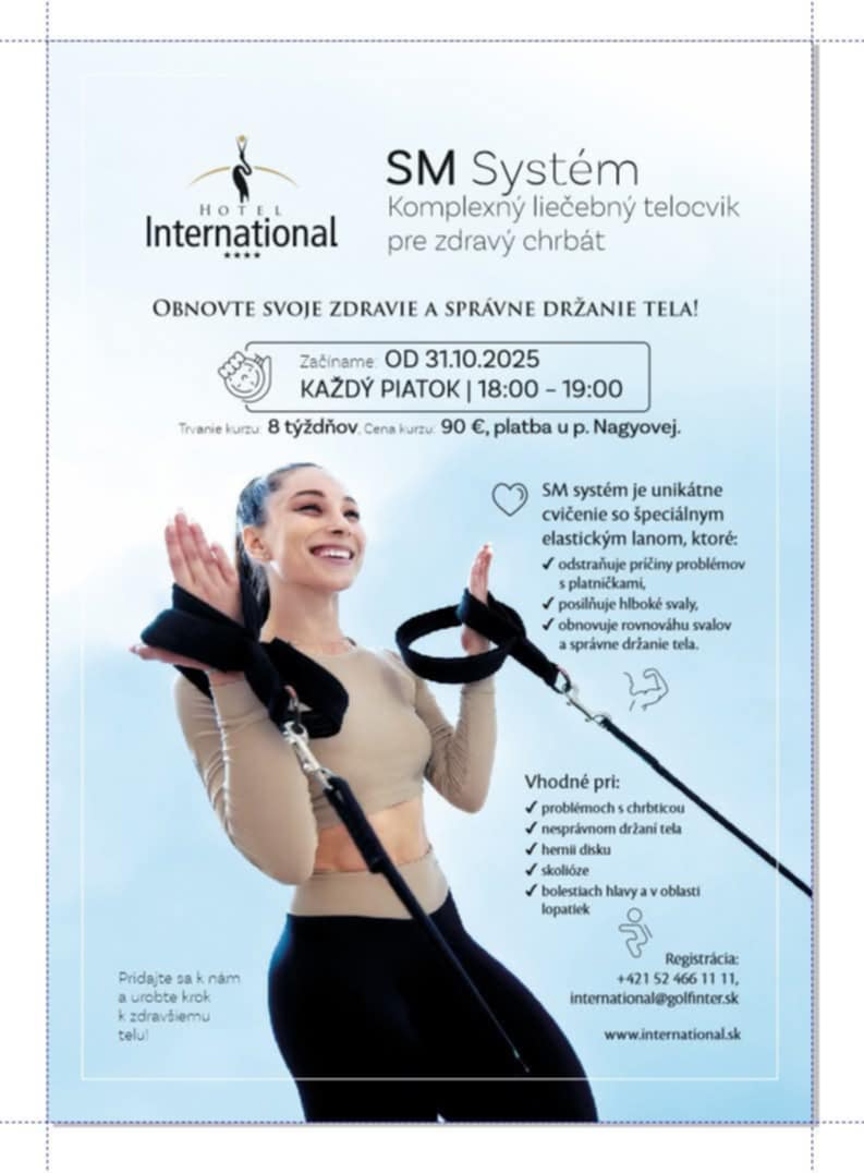 SM system – pre zdravý chrbát