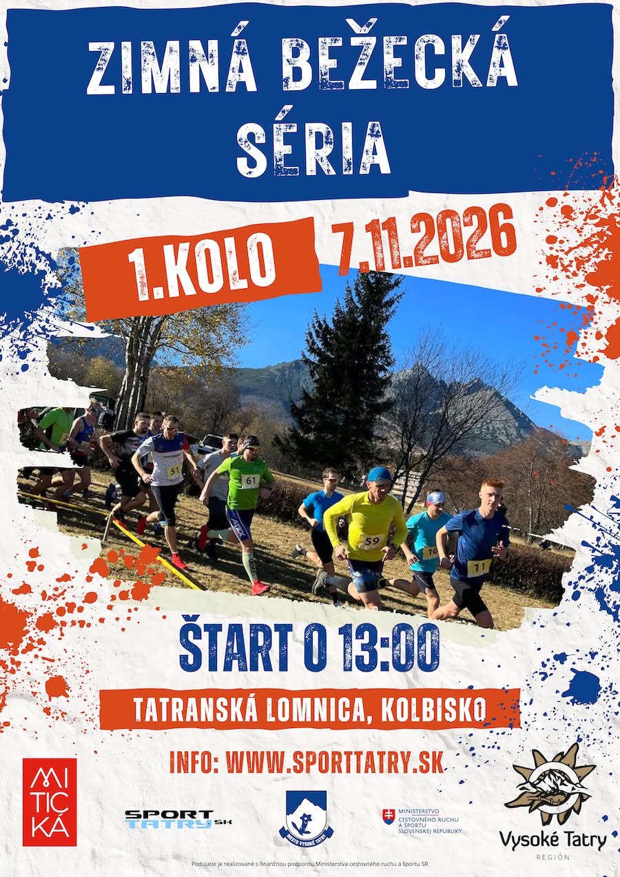 1. kolo Zimnej bežeckej série – STEEPLECHASE Tatranská Lomnica