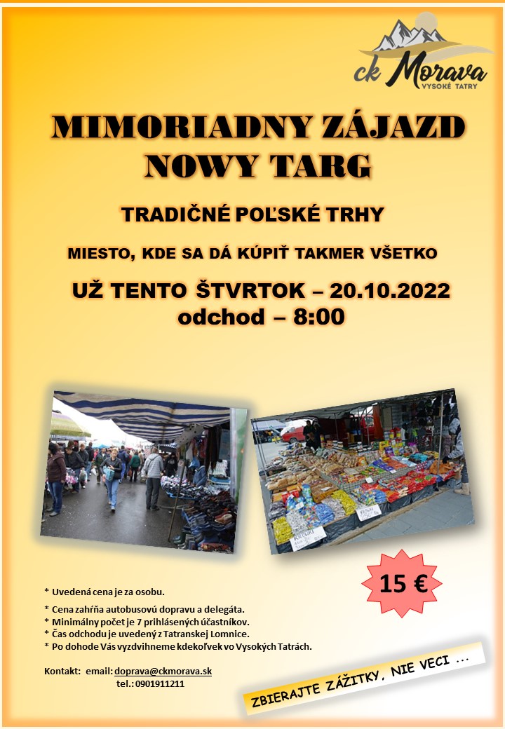 Zájazd – NOWY TARG