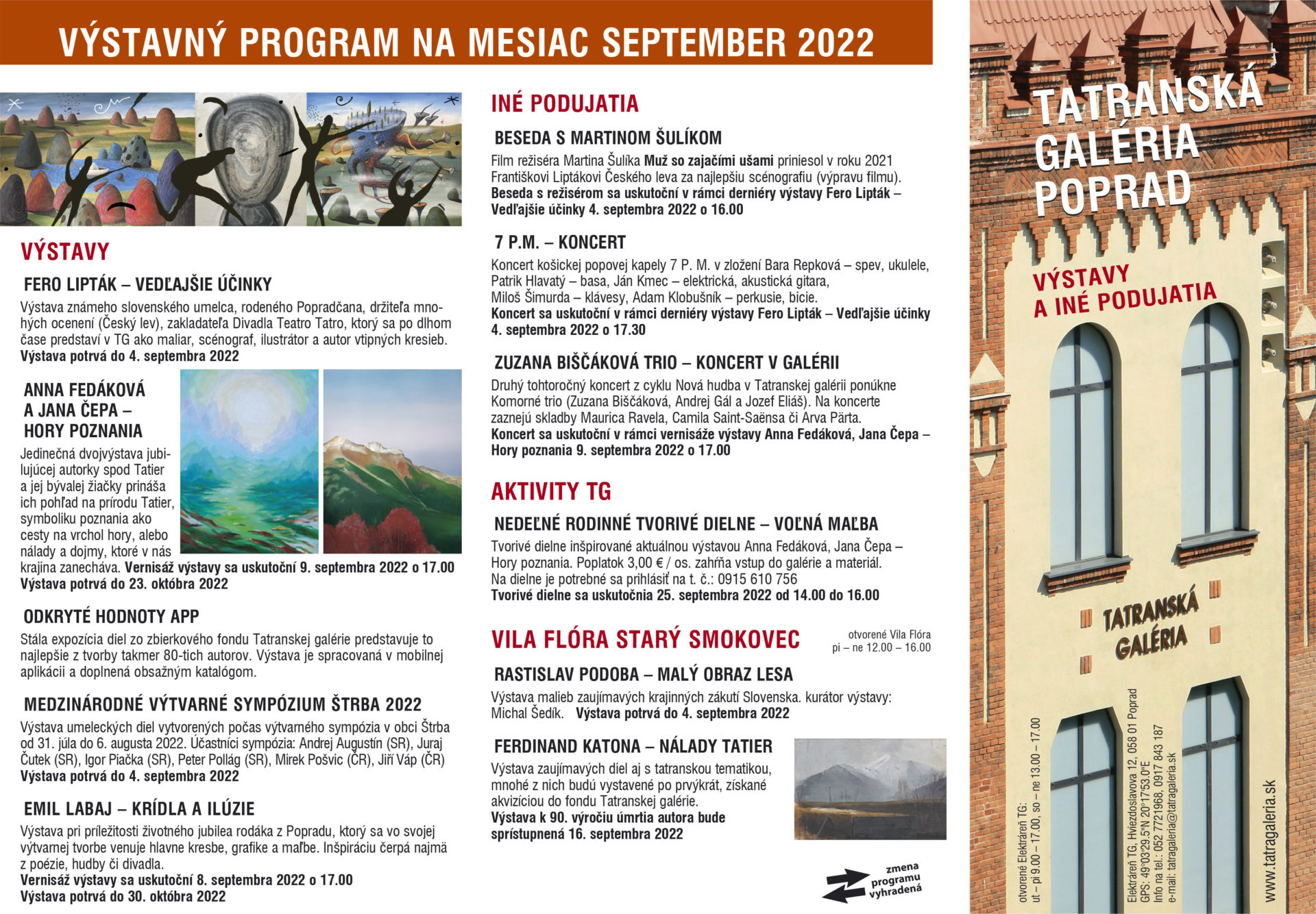 Výstava Anna Fedáková, Jana Čepa – Hory poznania