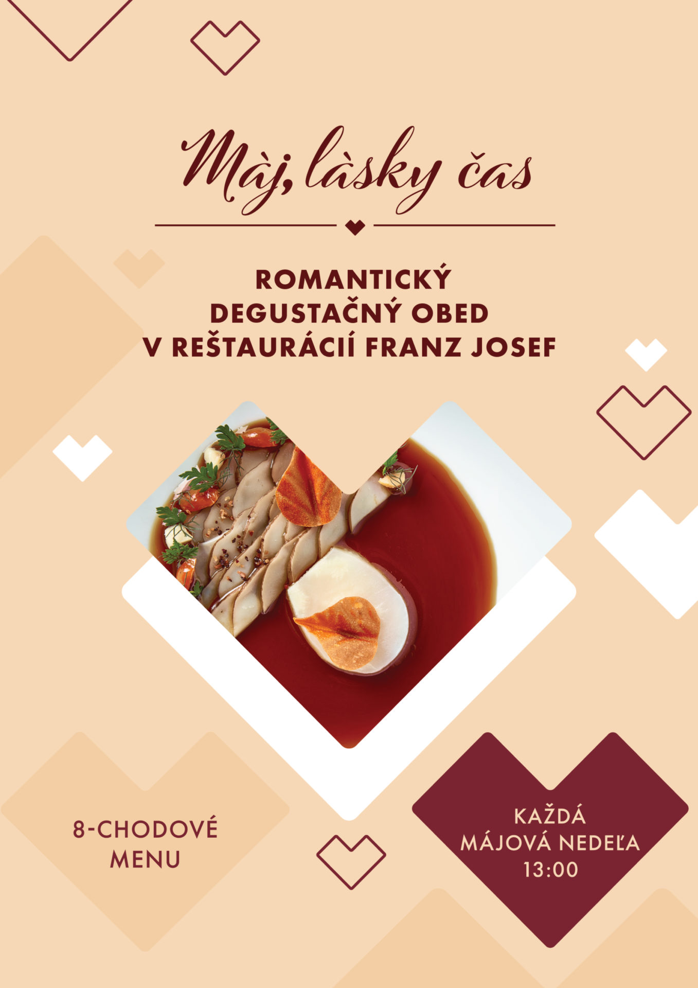 Romantický degustačný obed v reštaurácii Franz Josef