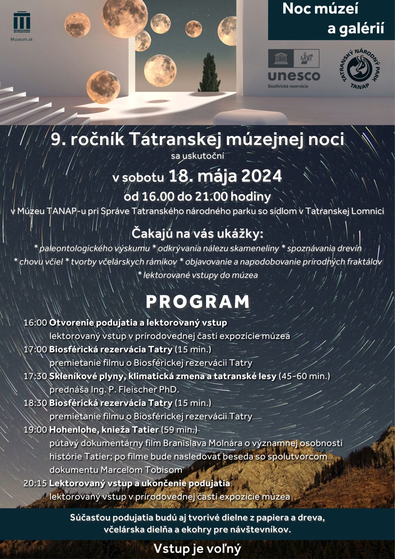 9. ročník Tatranskej múzejnej noci