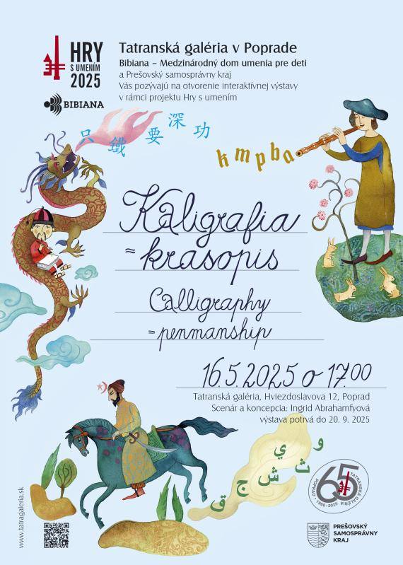 Výstava  Kaligrafia = krasopis