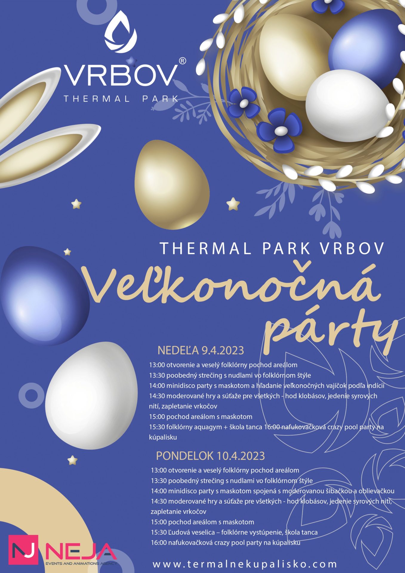 Veľkonočná párty v Thermal parku Vrbov