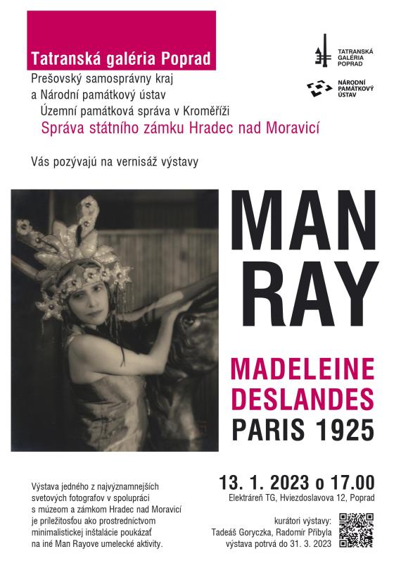 Výstava Man Ray – Madeleine Deslandes, Paris 1925