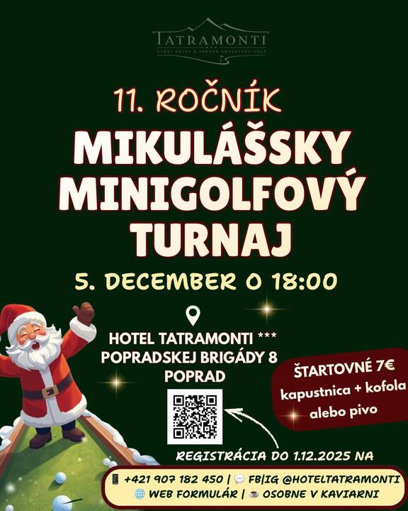 MIKULAŠSKY MINIGOLFOVÝ TURNAJ – 11. ROČNÍK