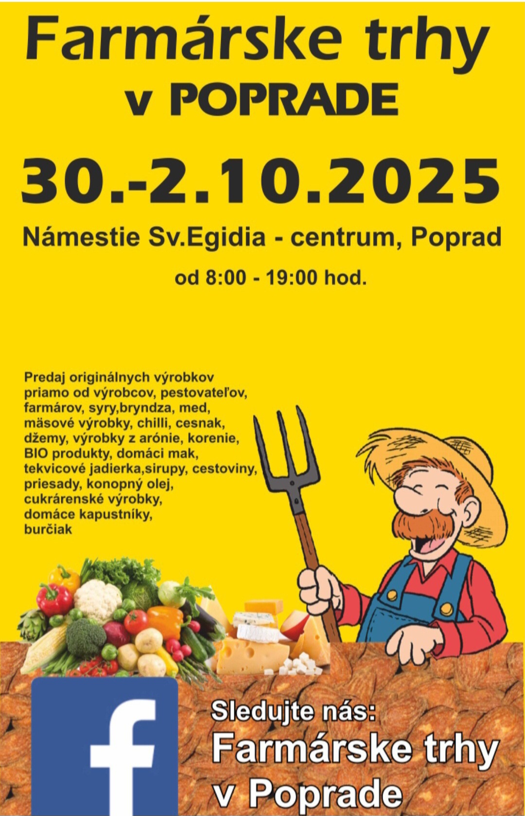 Farmárske trhy v Poprade