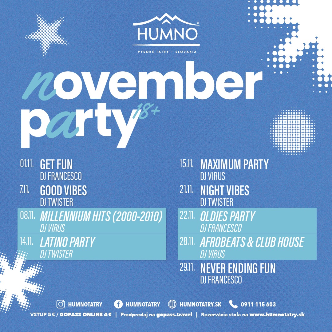 November v HUMNO TATRY