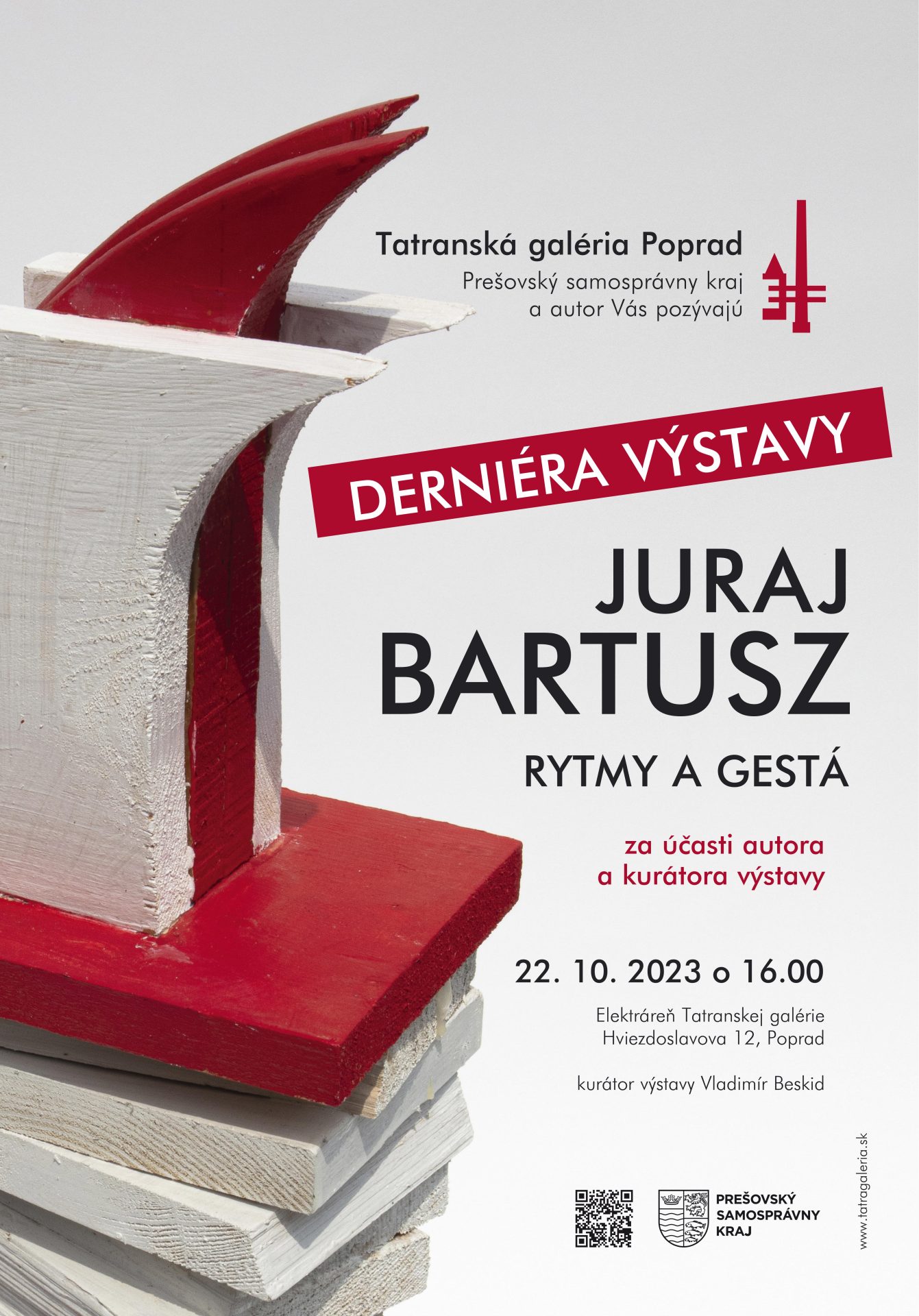 Derniéra výstavy Juraj Bartusz – Rytmy a gestá