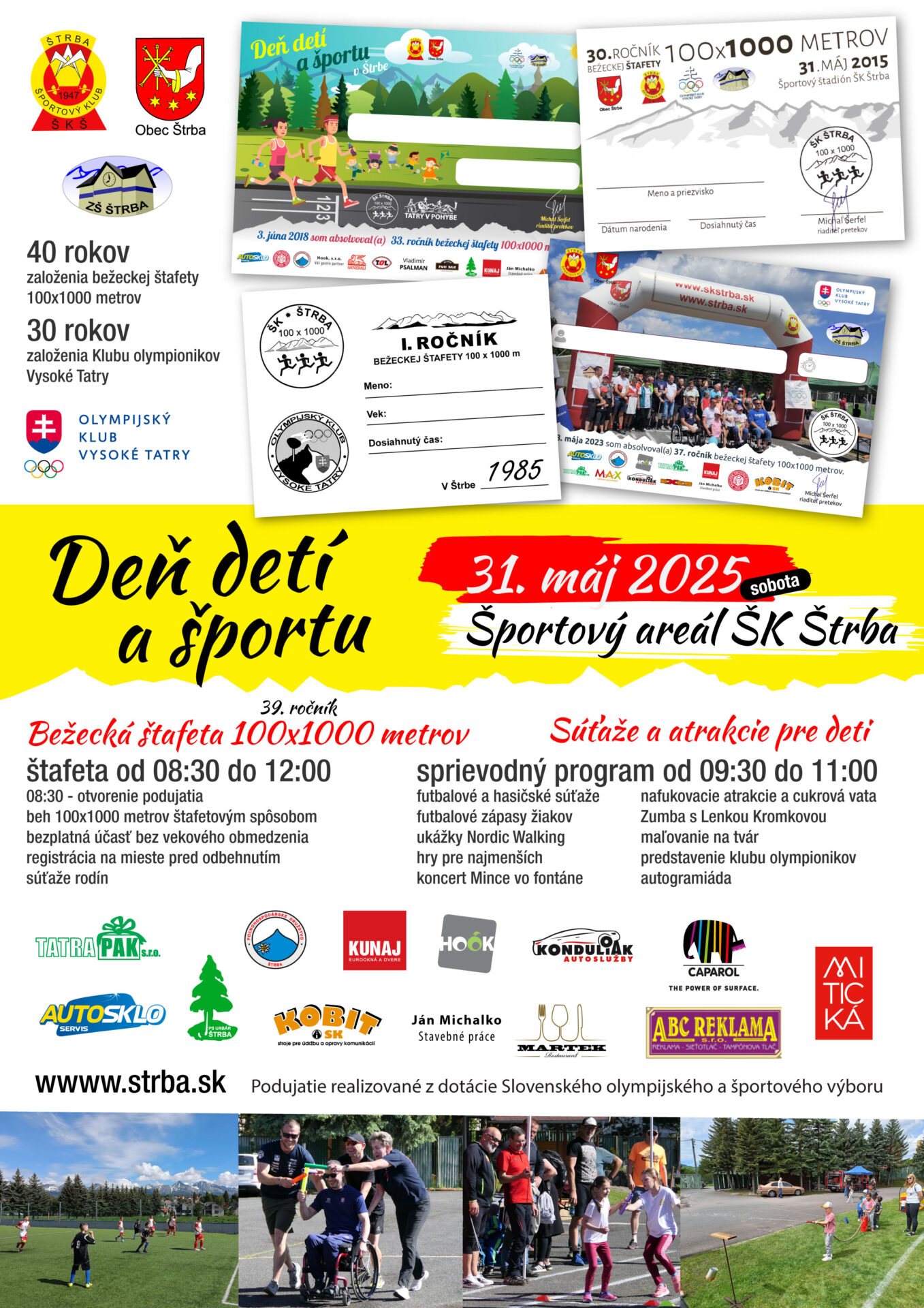 Deň detí a športu v Štrbe